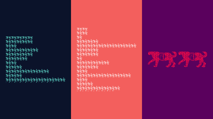 Wonder Cat Mandala Monogram Font