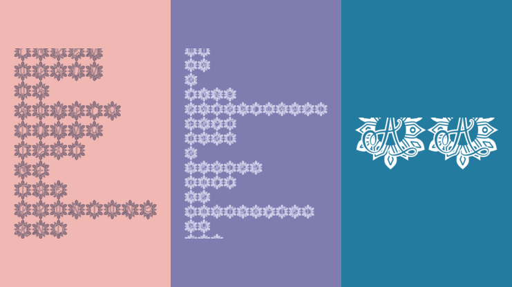 Sun Mandala Monogram Font