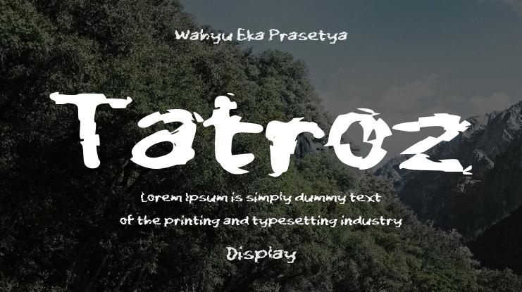 Tatroz Font