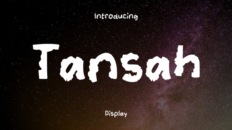 Tansah Font