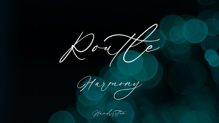 Routle Harmony Font