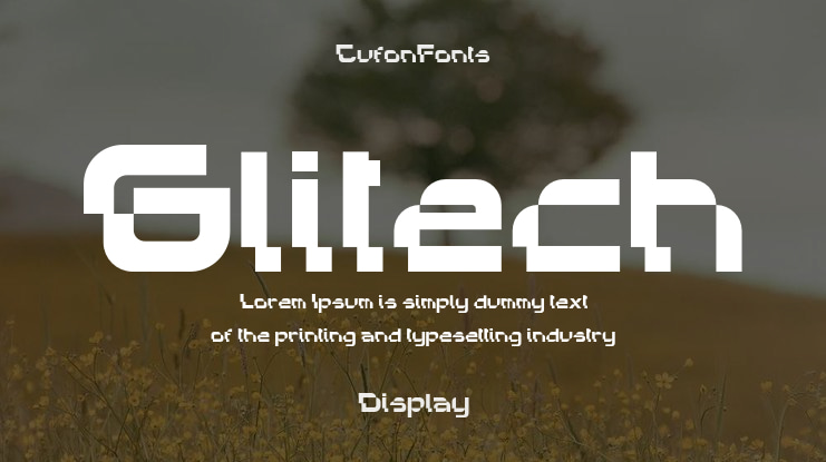 Glitech Font