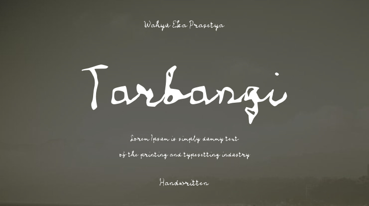 Tarbangi Font
