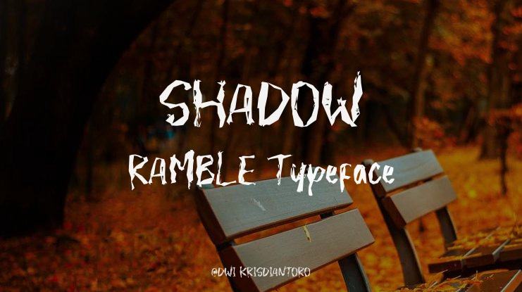 SHADOW RAMBLE Font