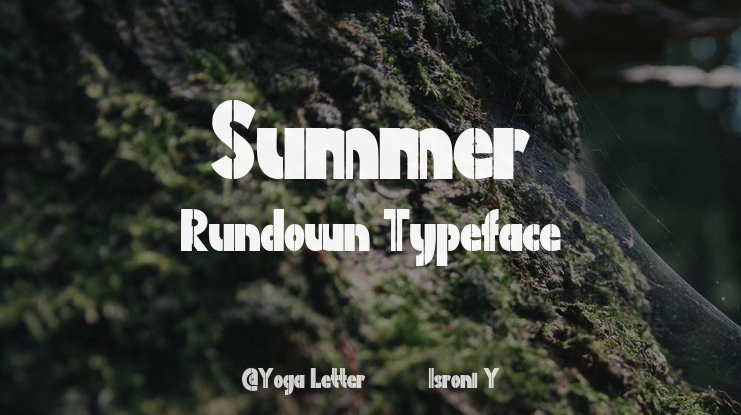 Summer Rundown Font