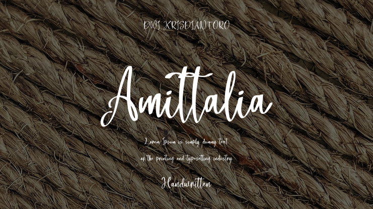 Amittalia Font