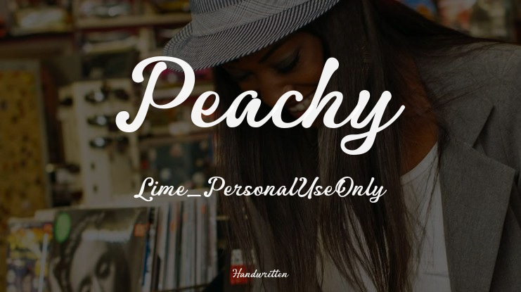Peachy Lime_PersonalUseOnly Font