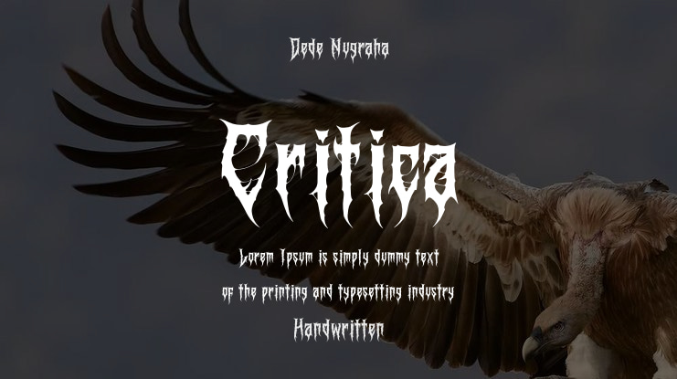 Critica Font
