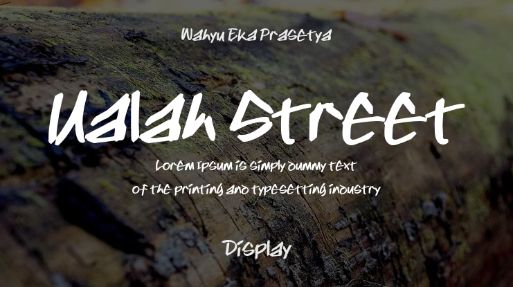 Ualah Street Font