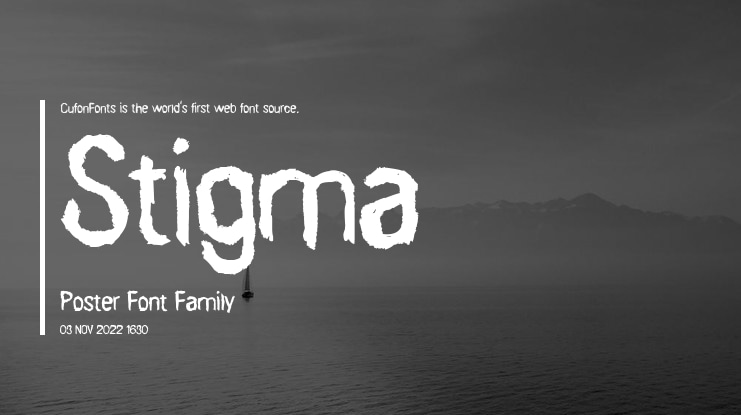 Stigma Poster Font