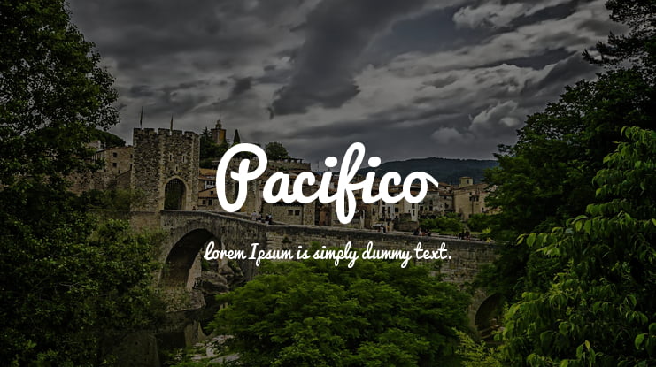 Pacifico Font Family