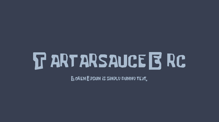 Tartarsauce Erc Font