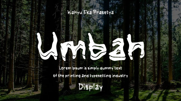 Umbah Font