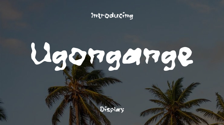 Ugongange Font