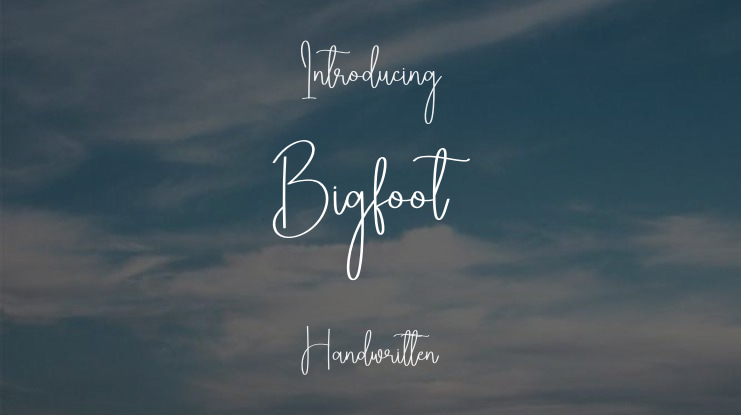 Bigfoot Font