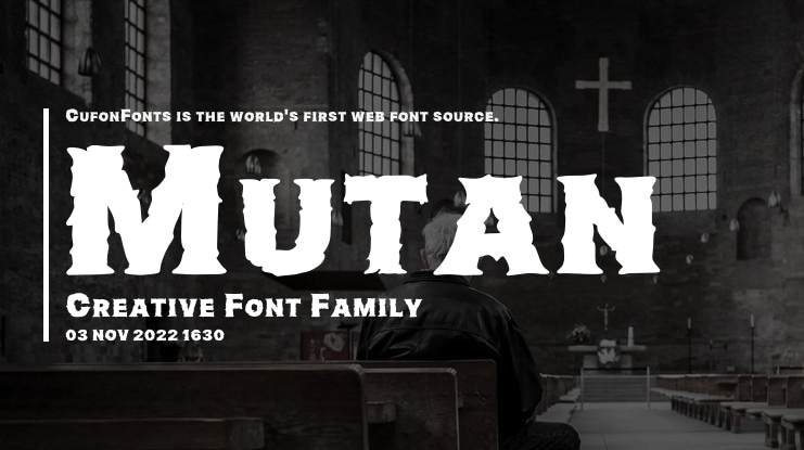 Mutan Creative Font
