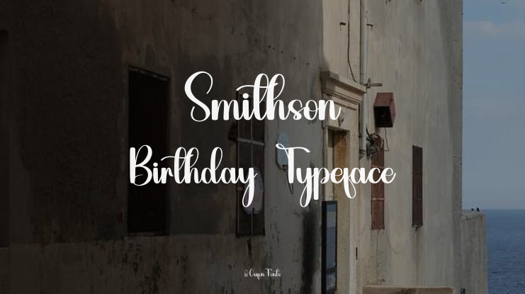Smithson Birthday Font