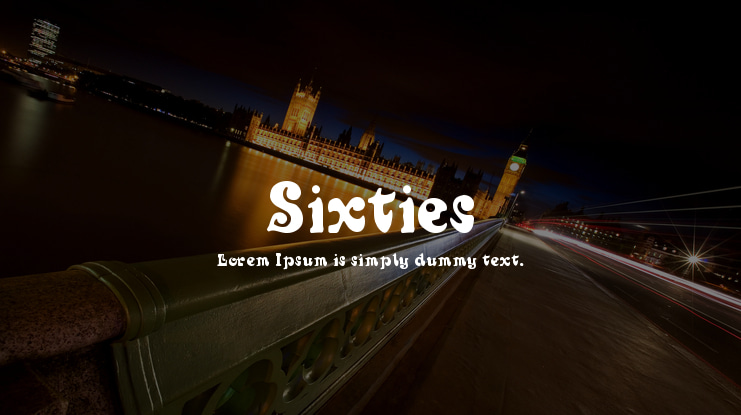 Sixties Font