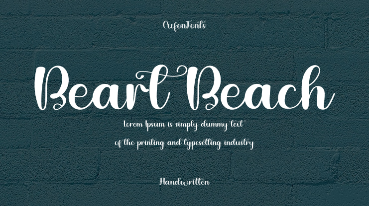 Beart Beach Font