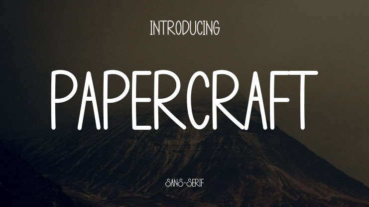 Papercraft Font