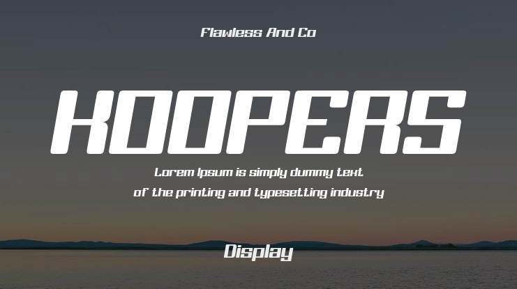 KOOPERS Font