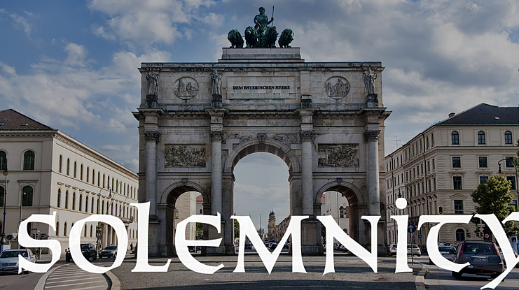 Solemnity Font