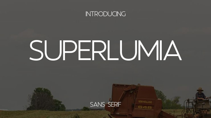 Superlumia Font