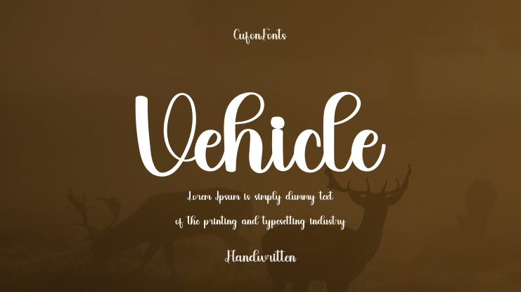 Vehicle Font