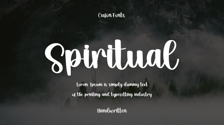 Spiritual Font