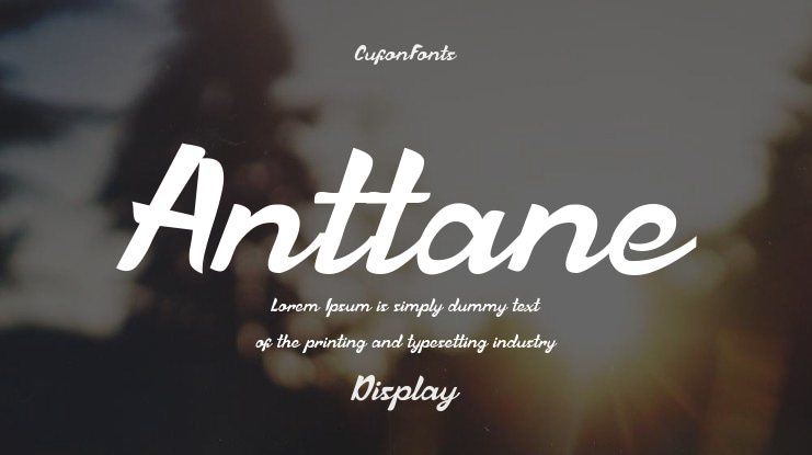 Anttane Font