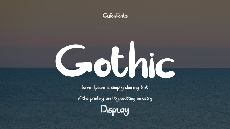 Gothic Font