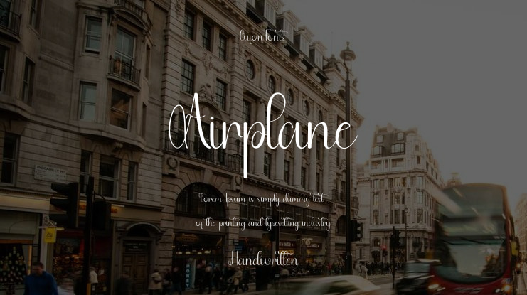 Airplane Font