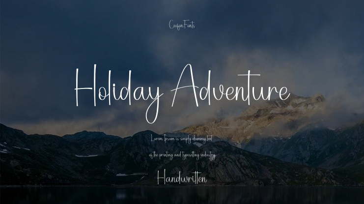 Holiday Adventure Font