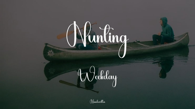 Hunting Weekday Font