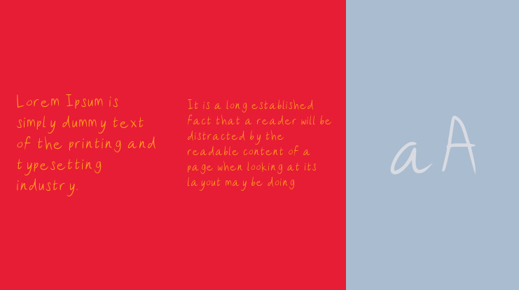 Saras Handwriting Font