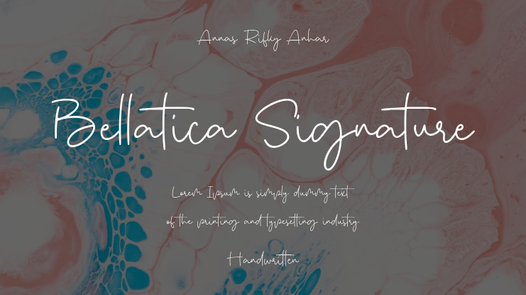 Bellatica Signature Font