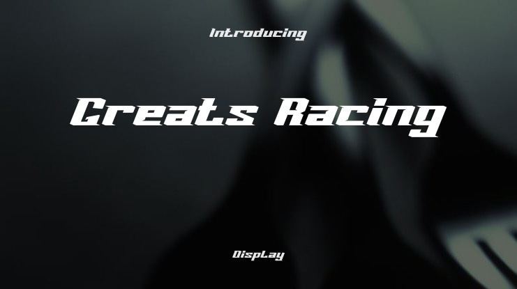 Greats Racing Font
