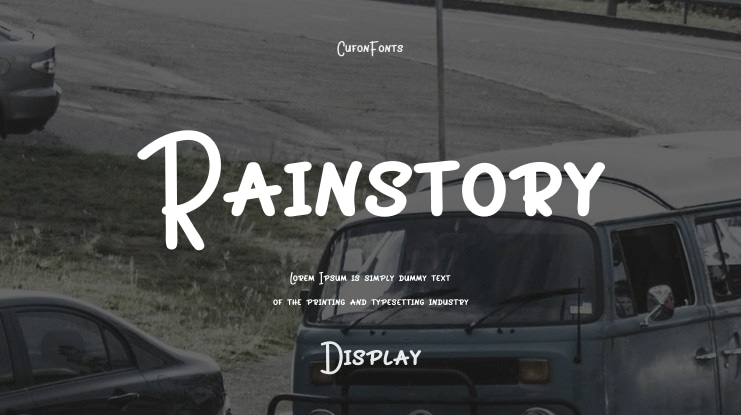 Rainstory Font