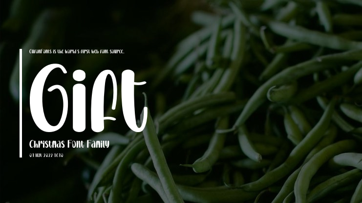Gift Christmas Font