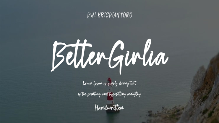 BetterGirlia Font
