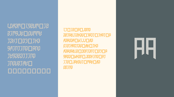 Two Letter Monogram Font