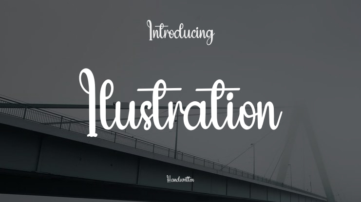 Ilustration Font