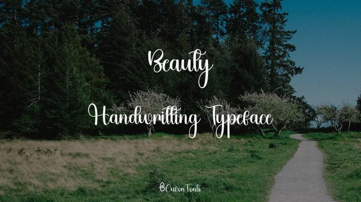 Beauty Handwritting Font