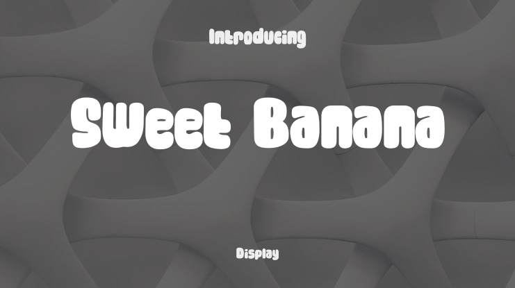Sweet Banana Font