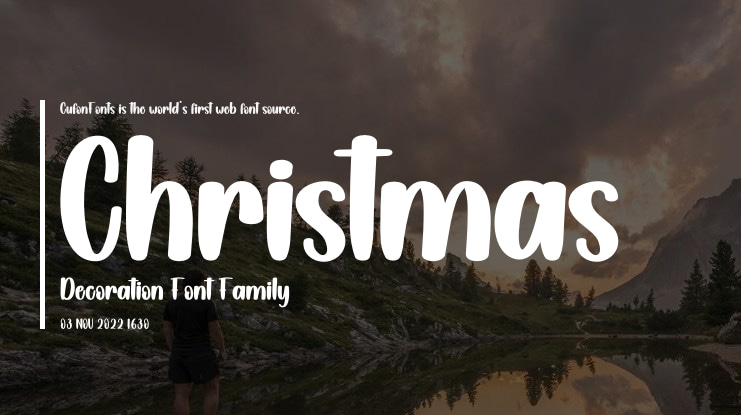 Christmas Decoration Font