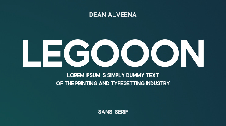 Legooon Font