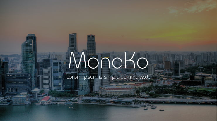 MonaKo Font