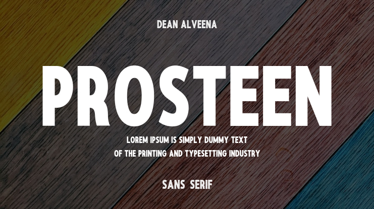 Prosteen Font