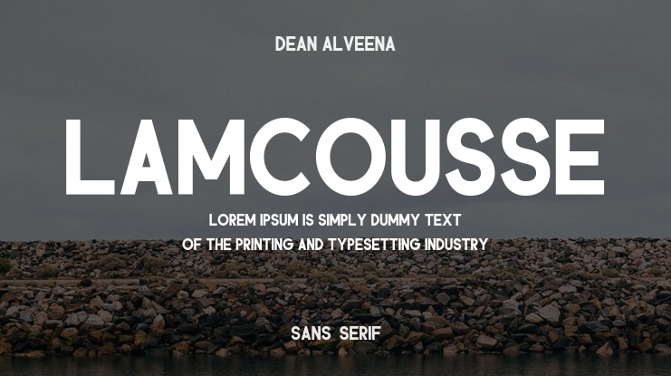 Lamcousse Font