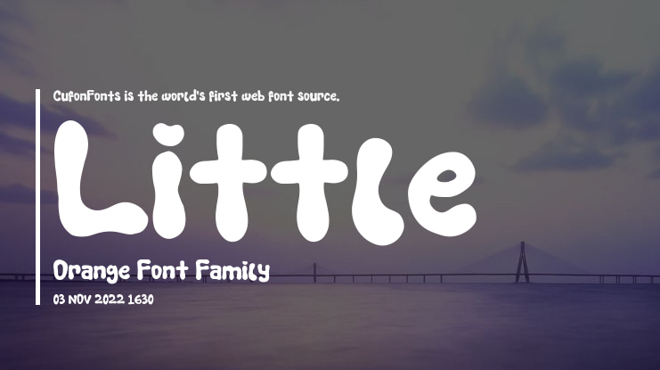 Little Orange Font